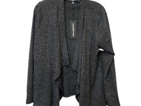 Grey Cardigan Karl Lagerfeld, Size L Fashion