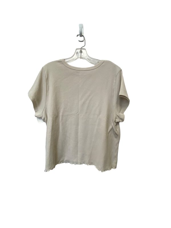 Beige Top Short Sleeve Old Navy, Size 2x on Sale