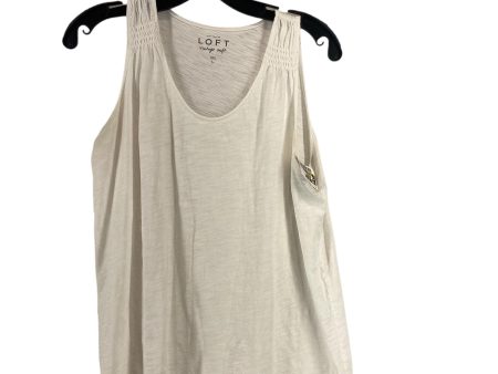 White Top Sleeveless Loft, Size L Online