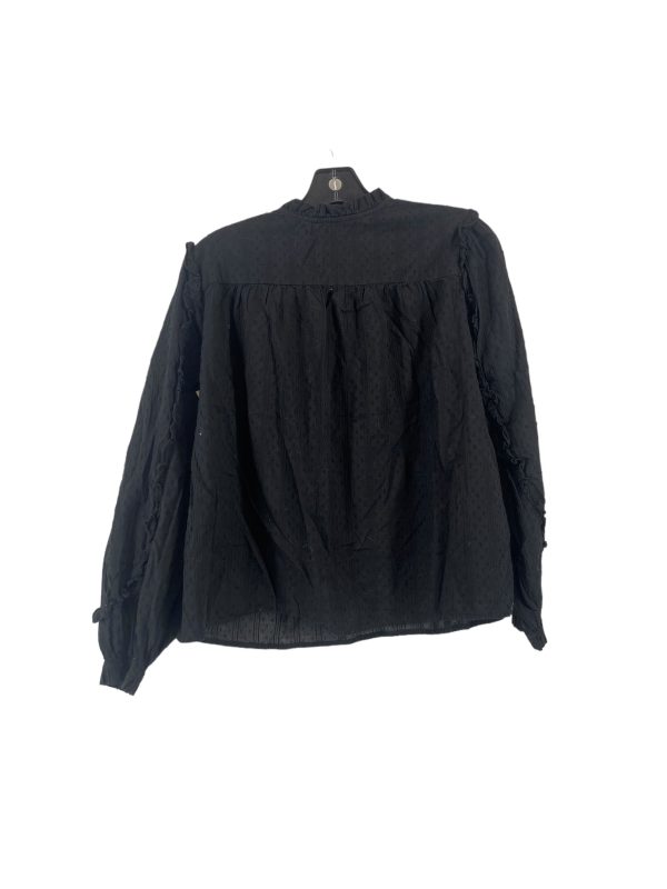 Black Top Long Sleeve Time And Tru, Size M Online