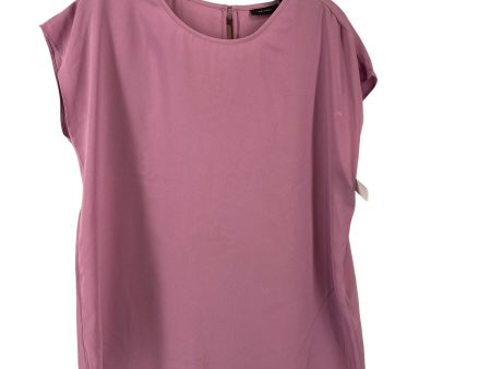 Purple Top Short Sleeve Halogen, Size M Fashion