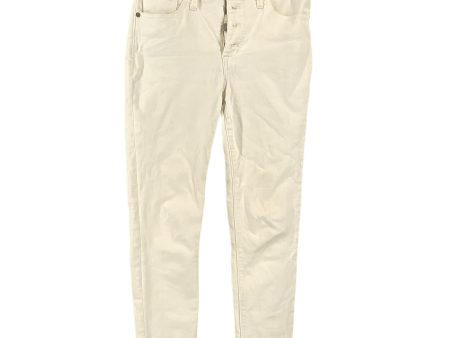 White Denim Jeans Skinny Madewell, Size 28 For Cheap