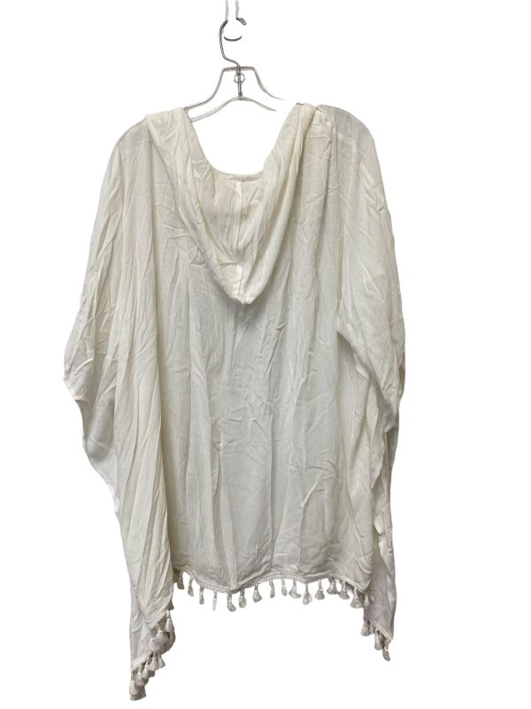 White Poncho Lovestitch, Size Os Online now