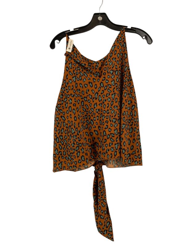 Animal Print Tank Top Clothes Mentor, Size L Hot on Sale