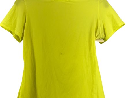 Yellow Top Short Sleeve Skims, Size M Online Hot Sale