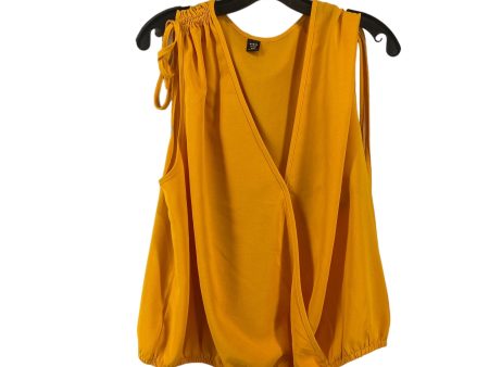 Yellow Top Sleeveless Shein, Size 2x on Sale