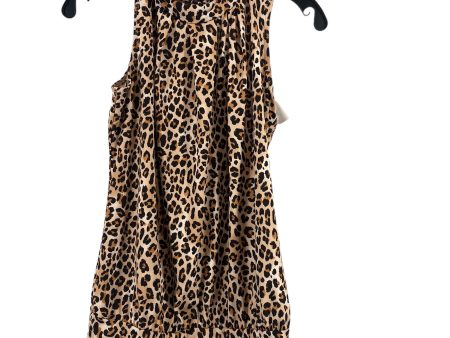 Animal Print Blouse Sleeveless Perseption Concept, Size S on Sale