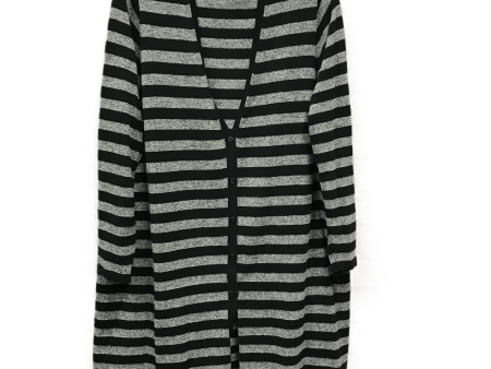 Cardigan By J. Jill In Black & Grey, Size: Xl Supply