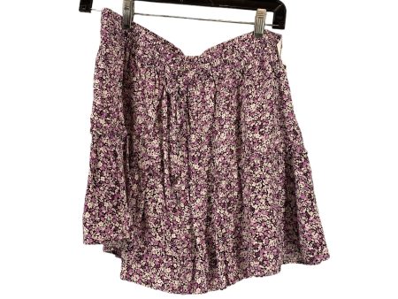 Floral Print Skirt Mini & Short Zara, Size L Fashion