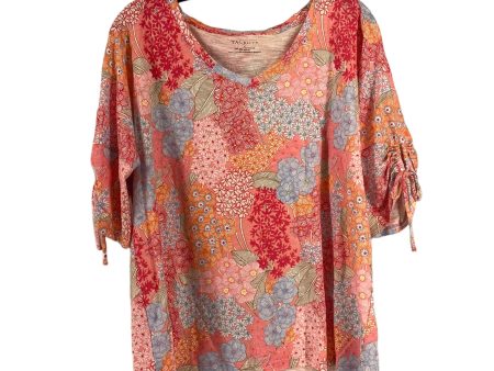 Pink Top 3 4 Sleeve Talbots, Size M on Sale