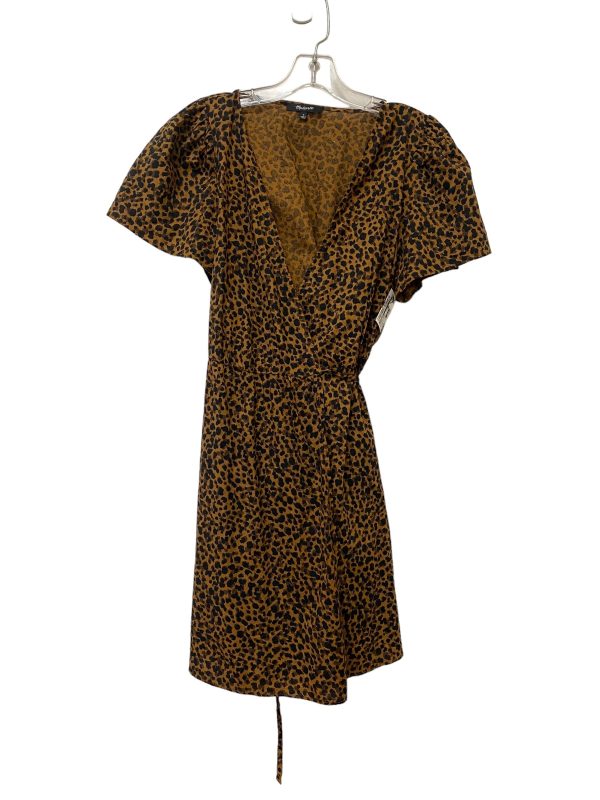 Animal Print Dress Casual Short Madewell, Size M Cheap