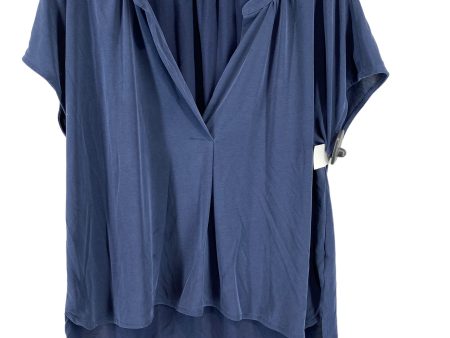 Blue Top Short Sleeve Lucky Brand, Size S Sale