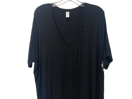 Black Top Short Sleeve Basic Old Navy, Size Xxl Discount