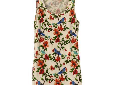 Floral Print Tank Top Time And Tru, Size M Cheap