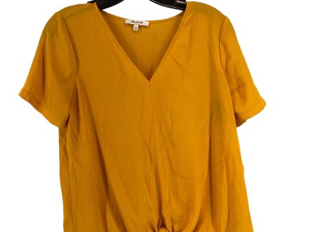 Yellow Top Short Sleeve Madewell, Size Xs Sale