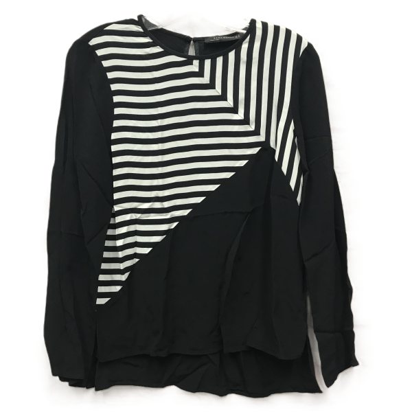 Top Long Sleeve By Zara Women In Black, Size: M Hot on Sale