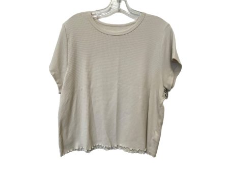 Beige Top Short Sleeve Old Navy, Size 2x on Sale