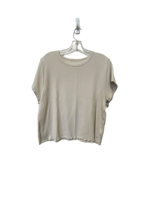 Beige Top Short Sleeve Old Navy, Size 2x on Sale