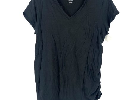 Black Top Short Sleeve Isabel Maternity, Size Xl Fashion