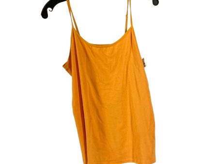 Orange Top Cami Time And Tru, Size L Online Hot Sale