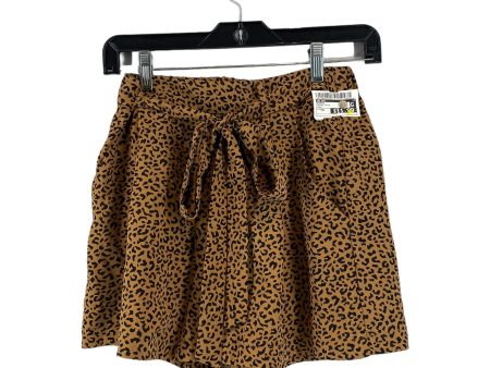 Animal Print Shorts Mi Ami, Size Xs Supply