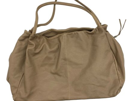 TAN TOTE LEATHER by HOBO INTL Size:LARGE Hot on Sale