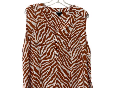 Animal Print Top Sleeveless Torrid, Size 0 Discount