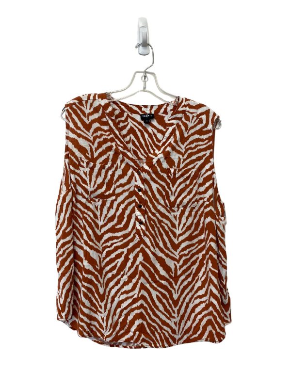 Animal Print Top Sleeveless Torrid, Size 0 Discount