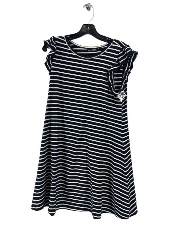 Black & White Dress Casual Short Shein, Size M Online now