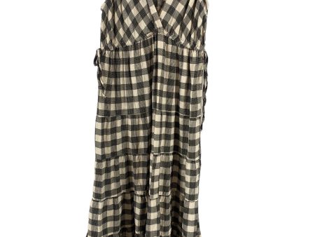 Black & White Dress Casual Maxi Max Studio, Size M Sale