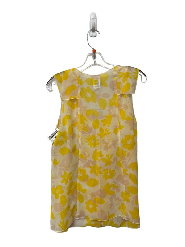 Yellow Top Sleeveless Cabi, Size M Online Hot Sale