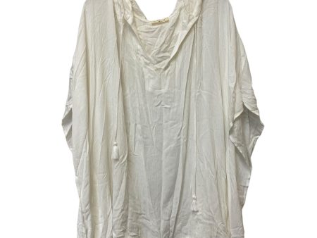 White Poncho Lovestitch, Size Os Online now