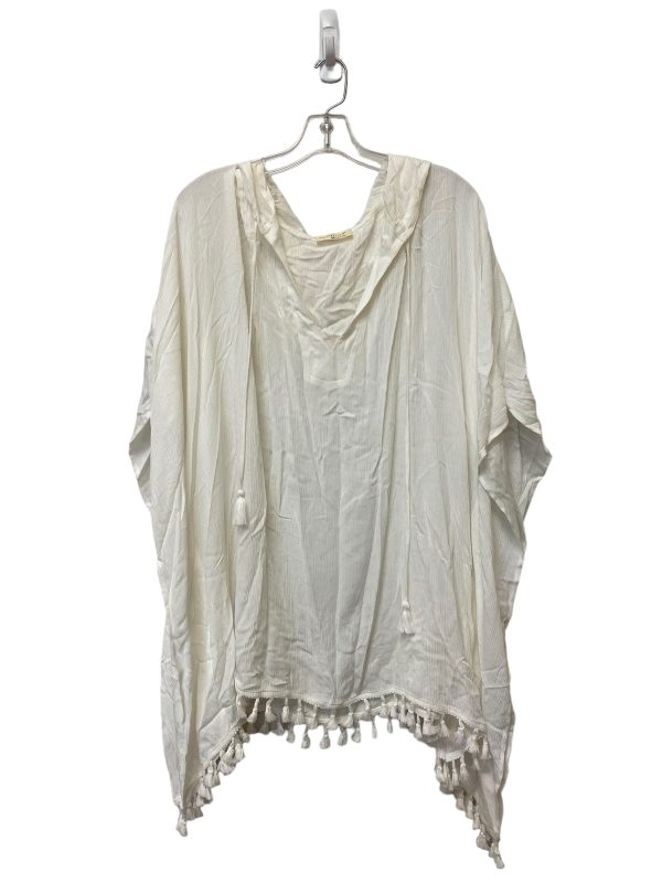 White Poncho Lovestitch, Size Os Online now