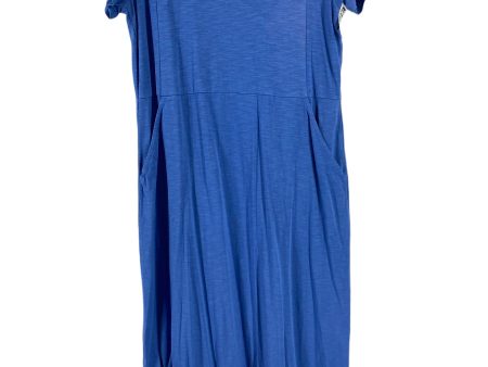 Blue Dress Casual Maxi J. Jill, Size M Supply