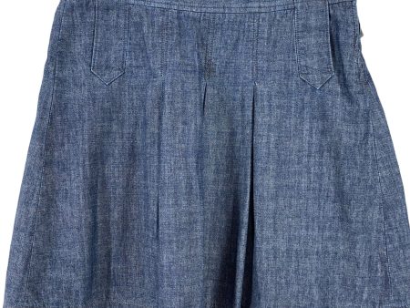 Blue Denim Skirt Mini & Short J. Crew, Size 6 Online Sale