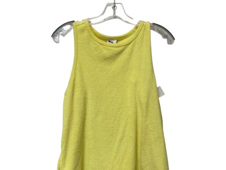 Yellow Top Sleeveless Basic A New Day, Size S Discount