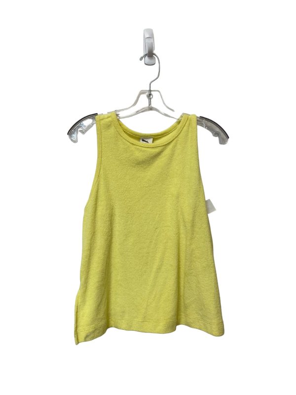 Yellow Top Sleeveless Basic A New Day, Size S Discount