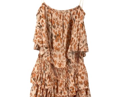 Orange & Pink Romper Clothes Mentor, Size L Supply