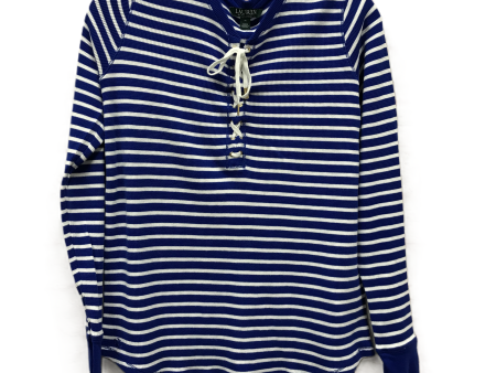 Top Long Sleeve By Lauren By Ralph Lauren In Blue, Size: M Hot on Sale