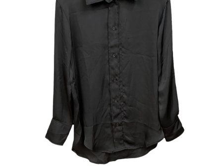 Blouse Long Sleeve By H&m In Black, Size: Xs Online now