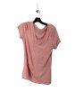 Pink Top Short Sleeve Basic Merona, Size M on Sale