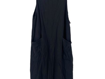 Black Dress Casual Midi Clothes Mentor, Size Xs Online Sale