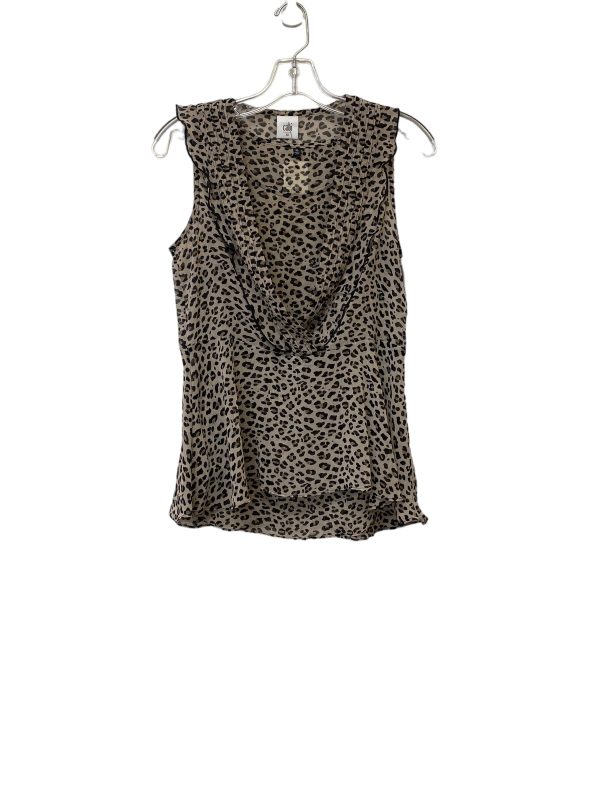 Animal Print Top Sleeveless Cabi, Size Xs Hot on Sale