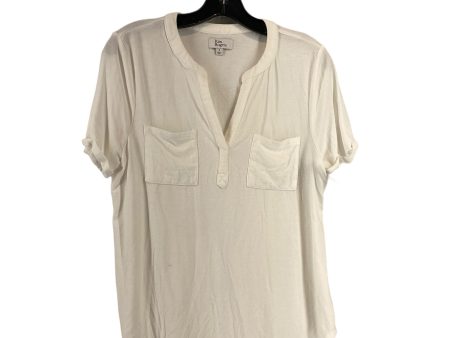 White Blouse Short Sleeve Kim Rogers, Size S Fashion