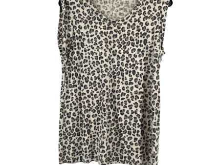 Animal Print Top Short Sleeve Banana Republic, Size S Online Sale