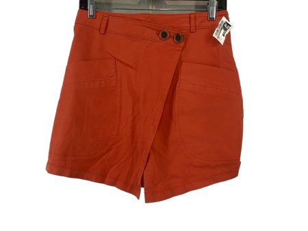 Orange Skort Anthropologie, Size 8 Online now