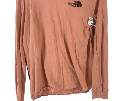 Pink Athletic Top Long Sleeve Collar The North Face, Size L Hot on Sale