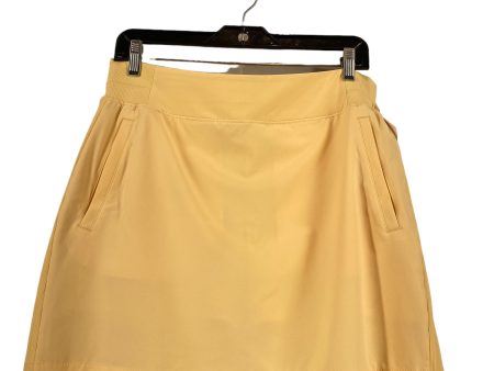 Yellow Athletic Skirt Members Mark, Size L Online now