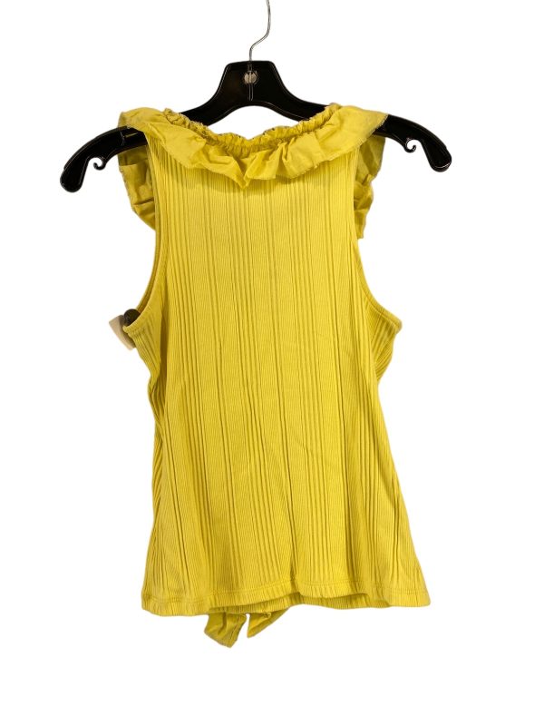 Yellow Top Sleeveless Pilcro, Size S Cheap