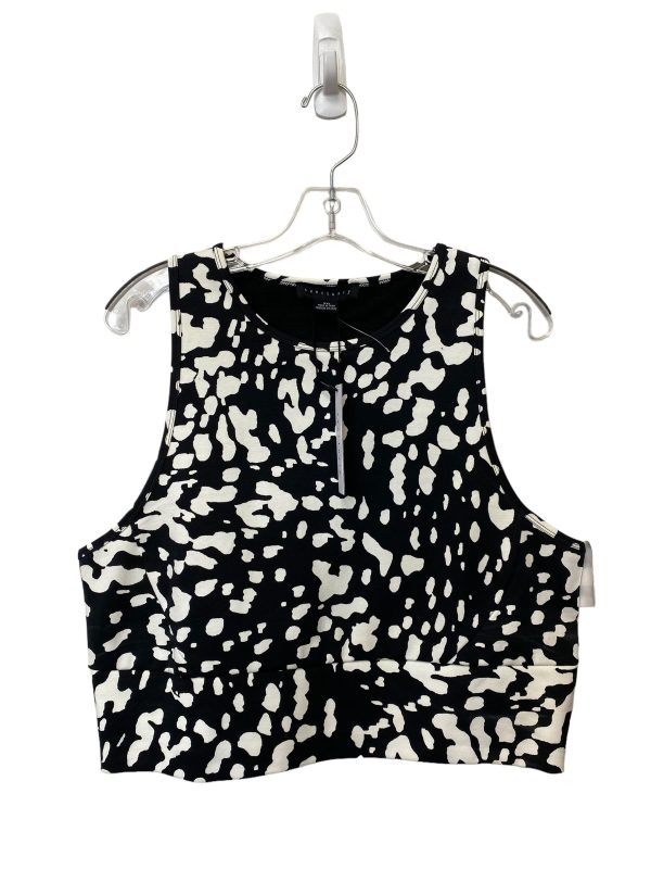 Black & White Top Sleeveless Sanctuary, Size 2x Discount